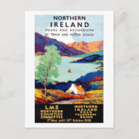 Northern Ireland landscape tours, vintage travel