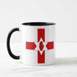 Northern Ireland Mug - Star & Hand on Cross