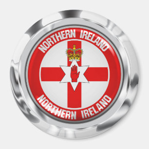 Northern Ireland Round Emblem Magnet