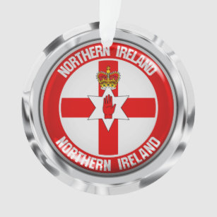 Northern Ireland Round Emblem Ornament
