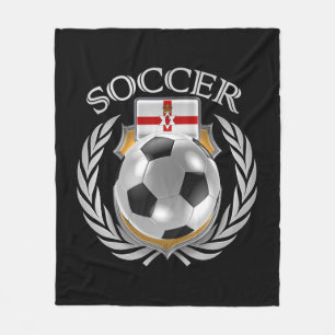 Northern Ireland Soccer 2016 Fan Gear Fleece Blanket