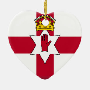 Northern Ireland (Ulster) Flag Ceramic Ornament
