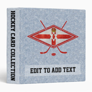 Northern Irish Ice Hockey Trading Card Album Binder