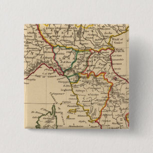 Northern Italy 2 Inch Square Button