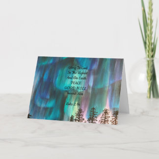 Northern Light designed Christmas card