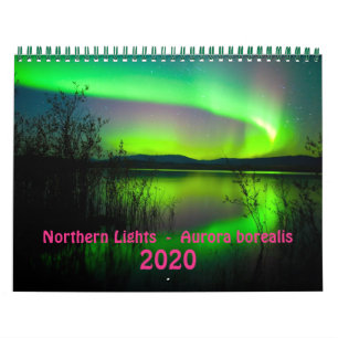 Northern Lights 2020 - Medium Calendar