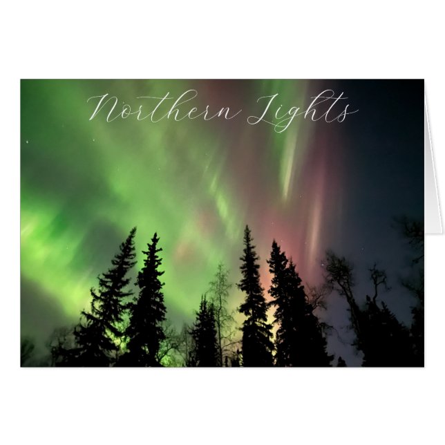 Northern Lights - 5" x 7" Art Card (Front Horizontal)