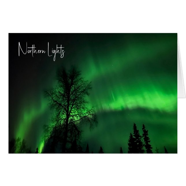 Northern Lights - 5" x 7" Art Card (Front Horizontal)