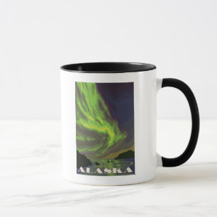 Northern Lights and Orcas - Dawson, Alaska Mug