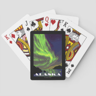 Northern Lights and Orcas Vintage Travel Playing Cards