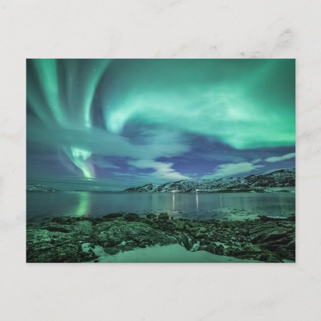 Northern Lights Announcement Postcard (Front)