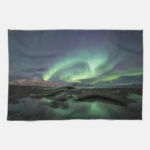 Northern Lights Astro Photo Kitchen Towel