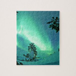 Northern Lights at Winter Jigsaw Puzzle