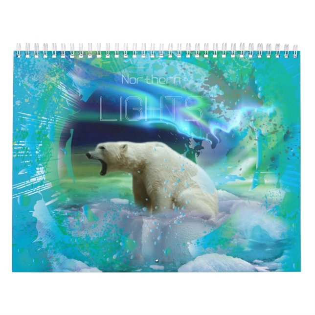 Northern lights (aurora borealis) calendar (Cover)