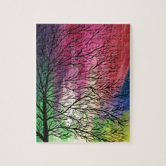 Northern Lights, Aurora Borealis Jigsaw Puzzle (Vertical)