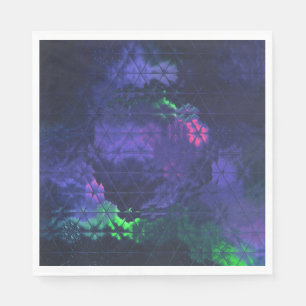 Northern Lights Aurora borealis Napkin