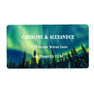 Northern Lights Aurora Borealis Night Sky Wedding 