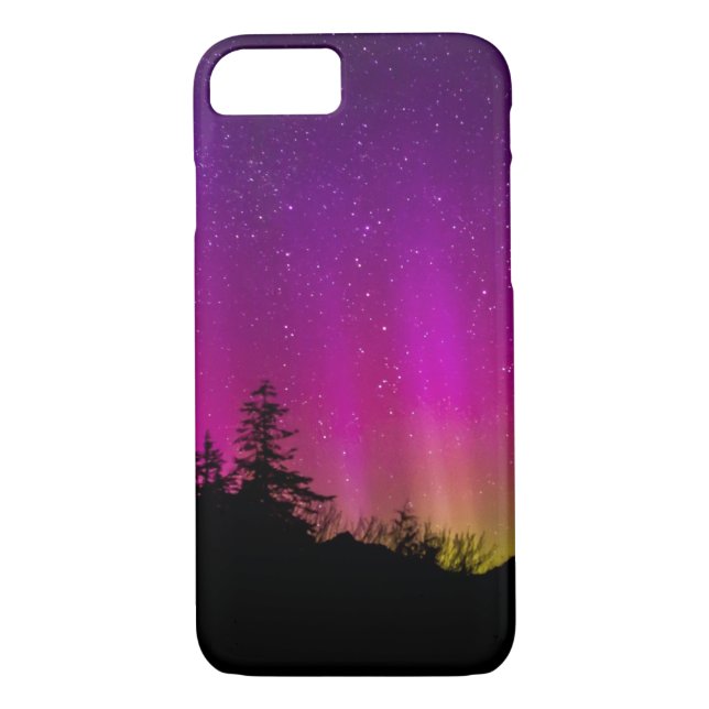 Northern Lights Aurora Borealis Starry Night Sky Case-Mate iPhone Case (Back)