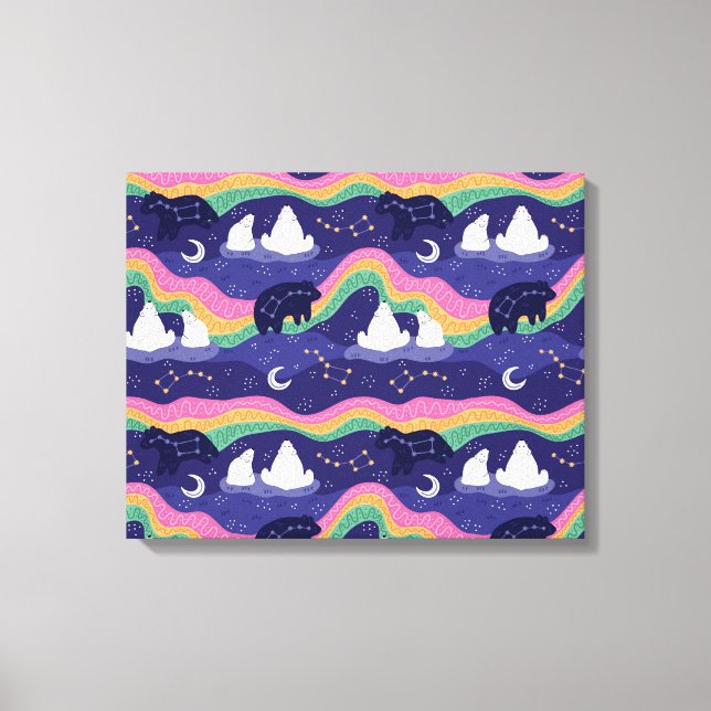 Northern Lights Canvas Print (Front)