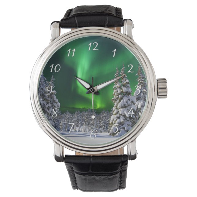 Northern lights during winter watch (Front)