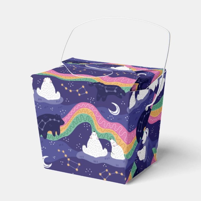 Northern Lights Favour Box (Front Side)