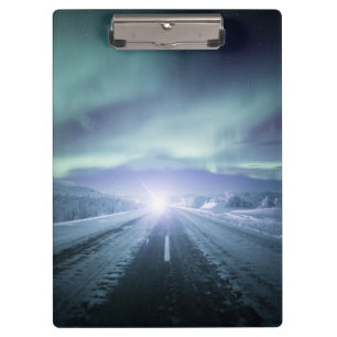Northern Lights Finland Clipboard