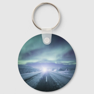 Northern Lights Finland Keychain