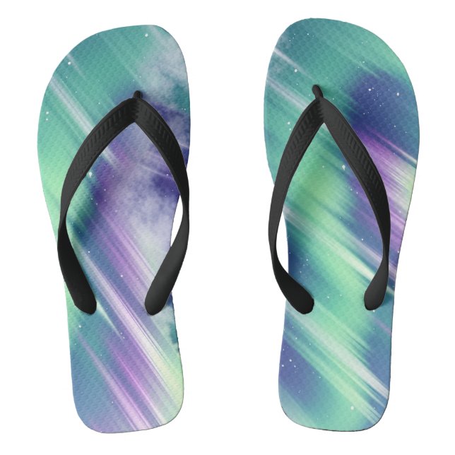 northern lights flip flops (Footbed)