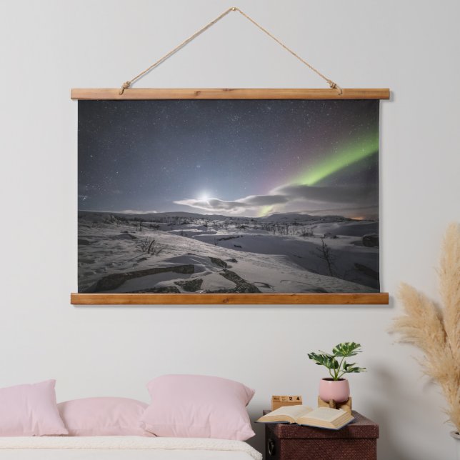 Northern Lights Forest Hanging Tapestry (Bedroom)
