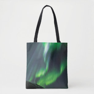 Northern Lights Glowing   North Iceland Tote Bag