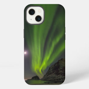 Northern LightS Haukland Beach Island Norway iPhone 13 Case