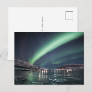 Northern Lights Holiday Postcard