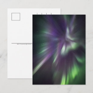 Northern Lights Holiday Postcard
