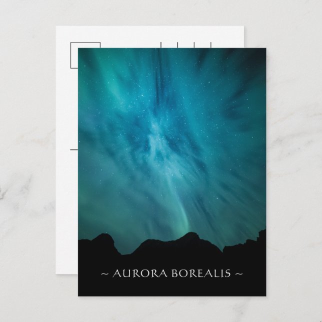 Northern Lights Holiday Postcard (Front/Back)