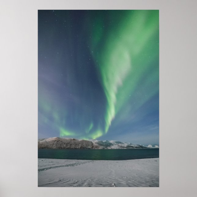 Northern Lights in Norway Poster (Front)
