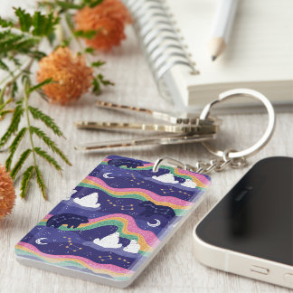 Northern Lights Keychain
