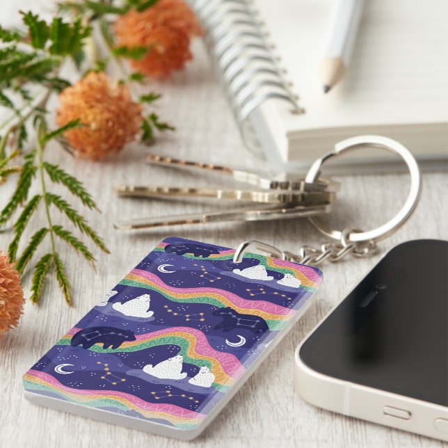 Northern Lights Keychain (Front Right)