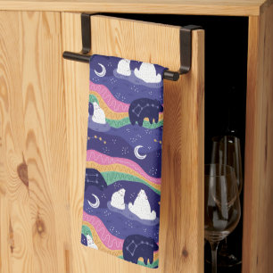 Northern Lights Kitchen Towel