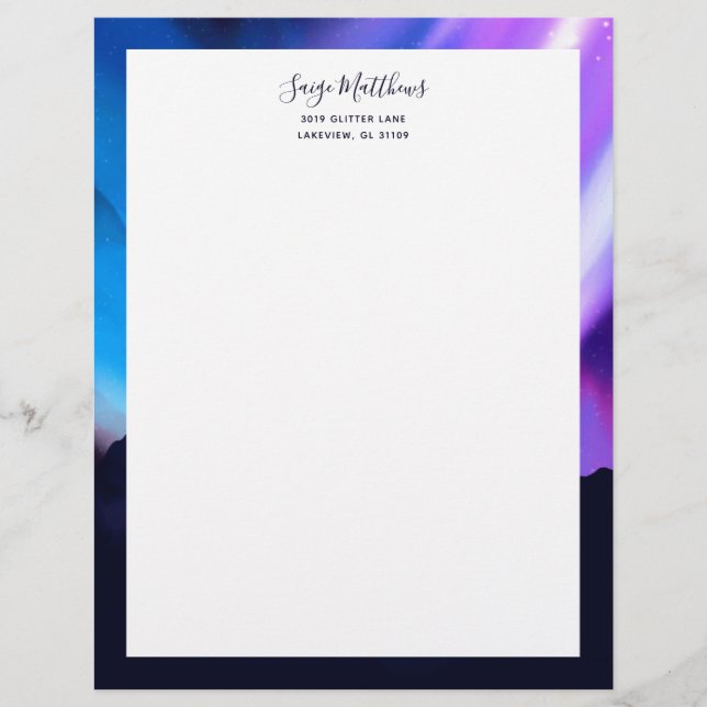Northern Lights Letterhead (Front)