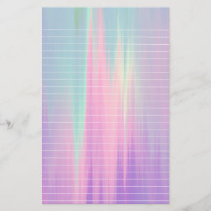 Northern Lights Lined Paper