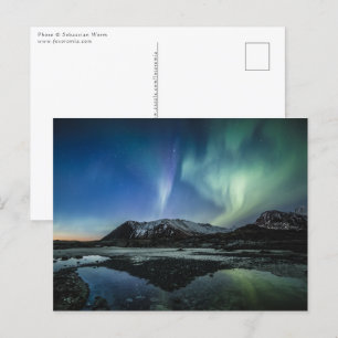 Northern Lights Lofoten Postcard