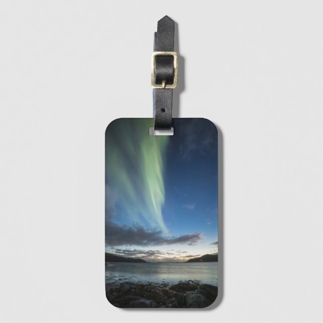 Northern Lights Luggage Tag (Front Vertical)
