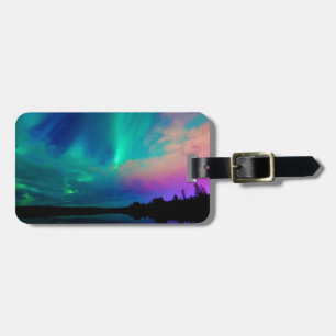 Northern Lights Luggage Tag