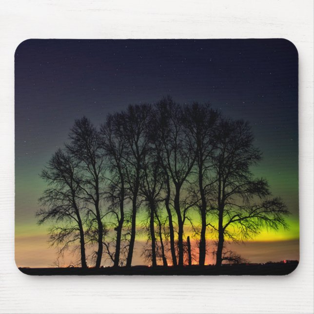 Northern Lights | Manitoba Canada Grande Pointe Mouse Pad (Front)