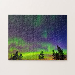 Northern Lights   Manitoba Canada Jigsaw Puzzle
