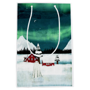 northern Lights Medium Gift Bag