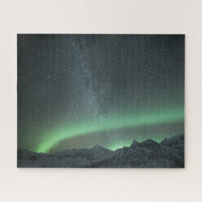 Northern Lights Milky Way Jigsaw Puzzle (Horizontal)