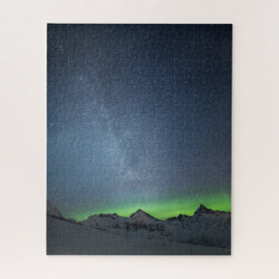 Northern Lights Milky Way Jigsaw Puzzle