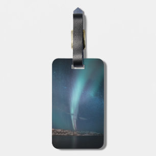 Northern Lights Milky Way Luggage Tag