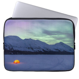 Northern Lights Moose Pass Kenai Peninsula Laptop Sleeve